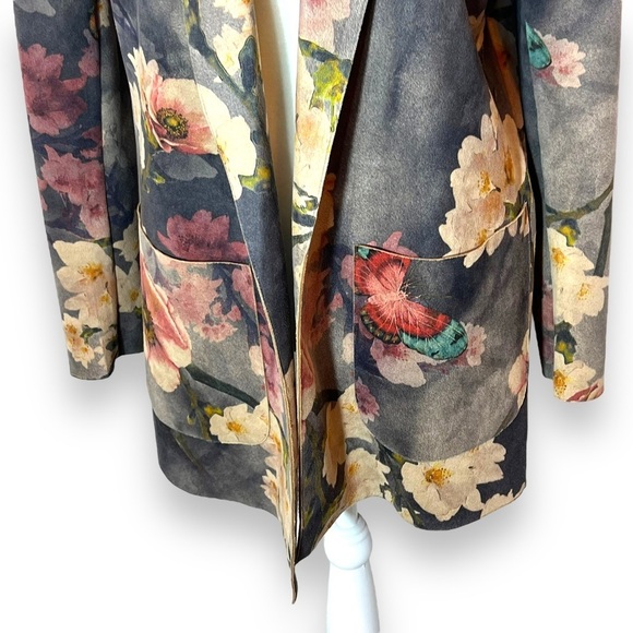 Soft Surroundings Devine Open Front Faux Suede Jacket, Small - Picture 3 of 6